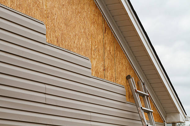 Professional Storm Damage Siding Repair technician working in Foster, KY